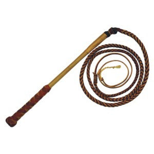 STOCKMASTER REDHIDE STOCK WHIP 6 PLAIT-Ranges Country