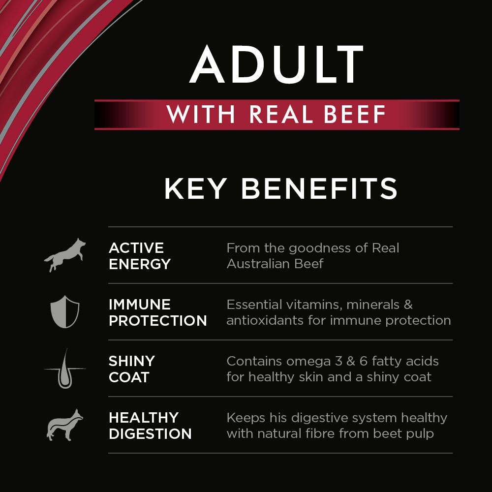 SUPERCOAT DOG ADULT BEEF 18KG