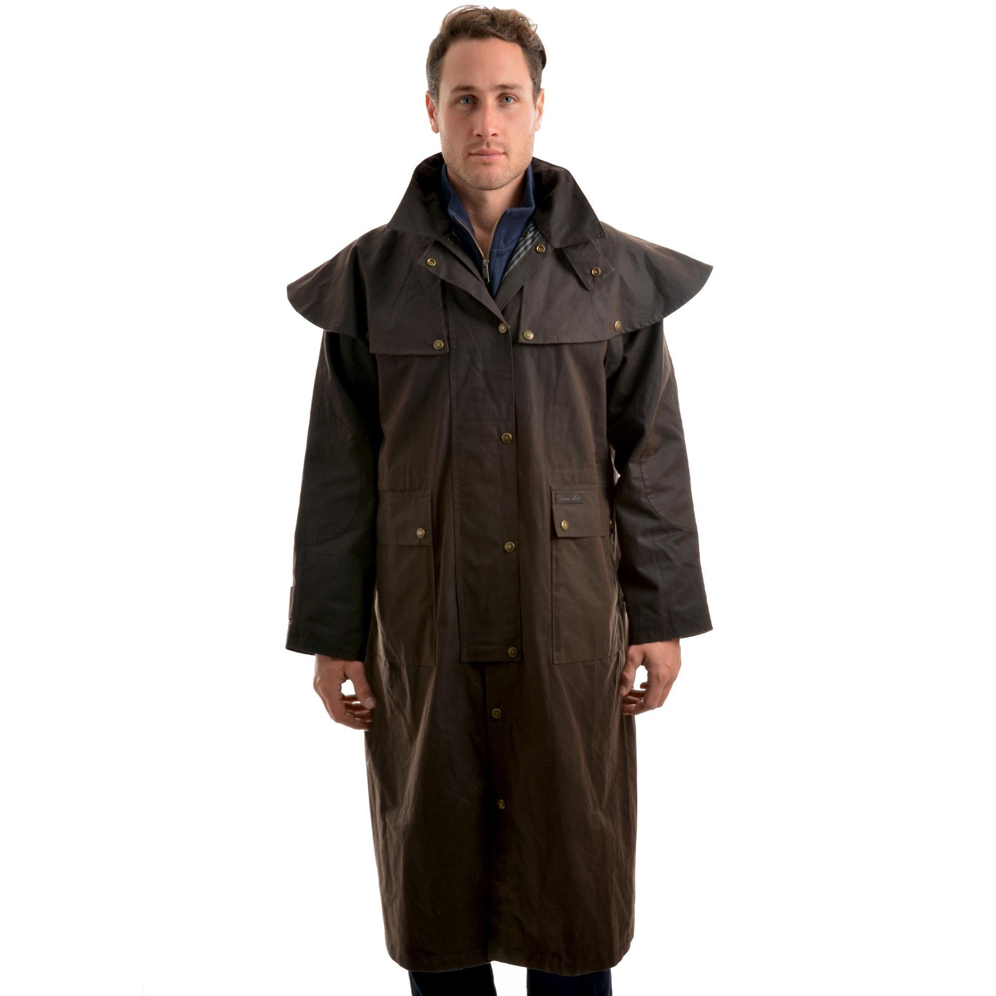 THOMAS COOK HIGH COUNTRY OILSKIN LONG COAT-Ranges Country