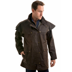 THOMAS COOK HIGH COUNTRY OILSKIN SHORT COAT-Ranges Country