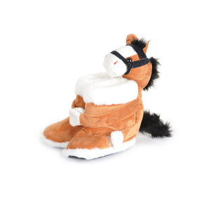 THOMAS COOK KIDS FUR PONY SLIPPERS-Ranges Country