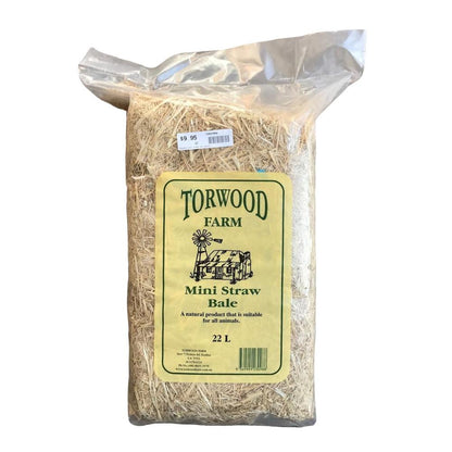TORWOOD MINI STRAW HAY BALES-Ranges Country