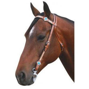 TURQUOISE STONES WESTERN BRIDLE-Ranges Country