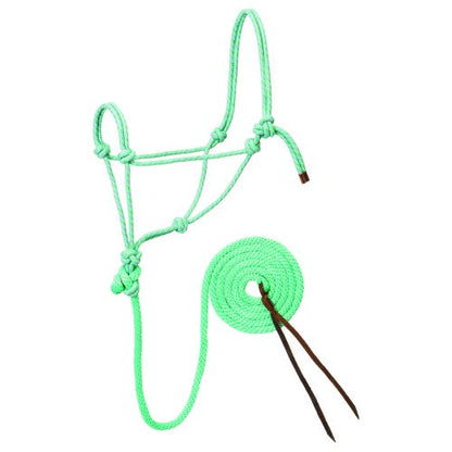 WEAVER DIAMOND BRAID ROPE HALTER-Ranges Country