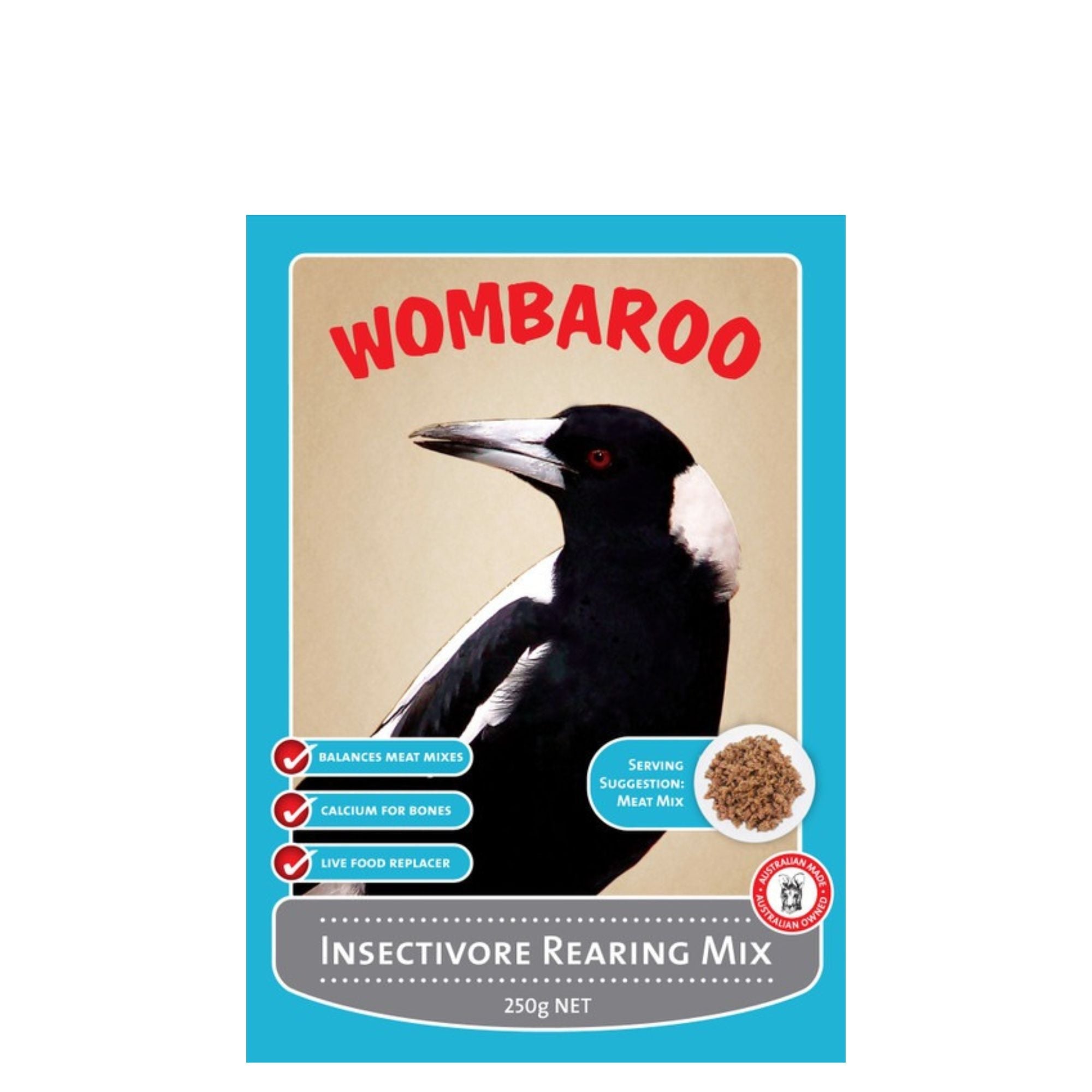 WOMBAROO INSECTIVORE 250G-Ranges Country