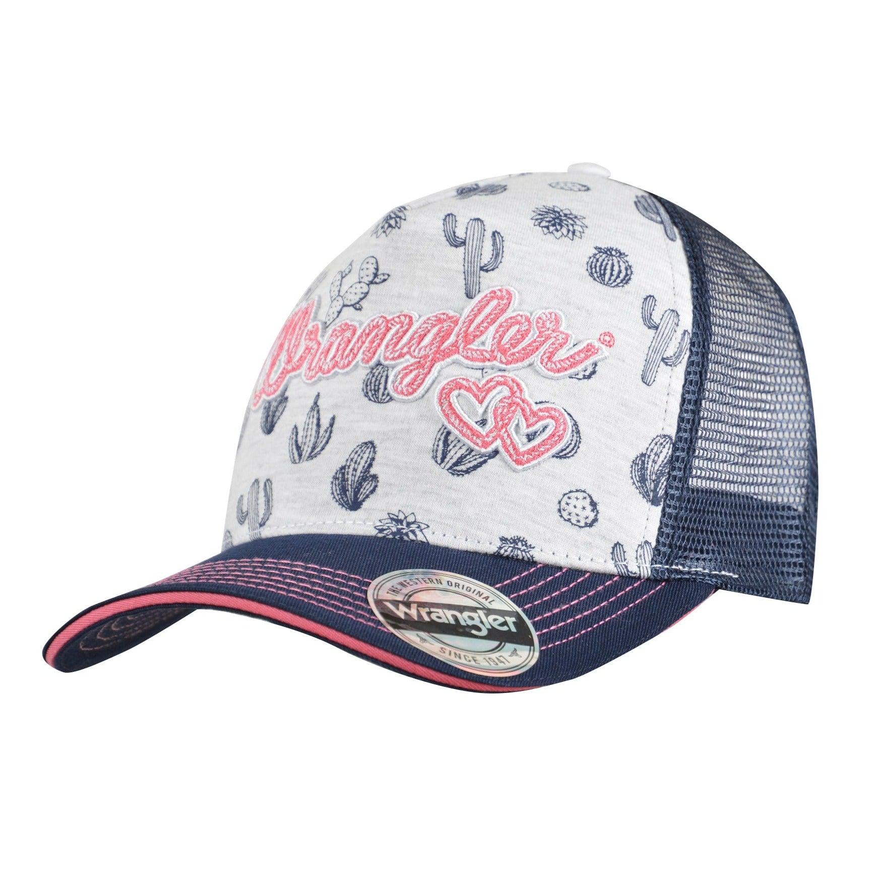 WRANGLER HEART HIGH PROFILE PONYTAIL CAP-Ranges Country