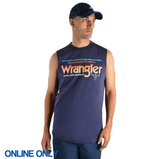 WRANGLER MENS CEDAR MUSCLE TANK-Ranges Country