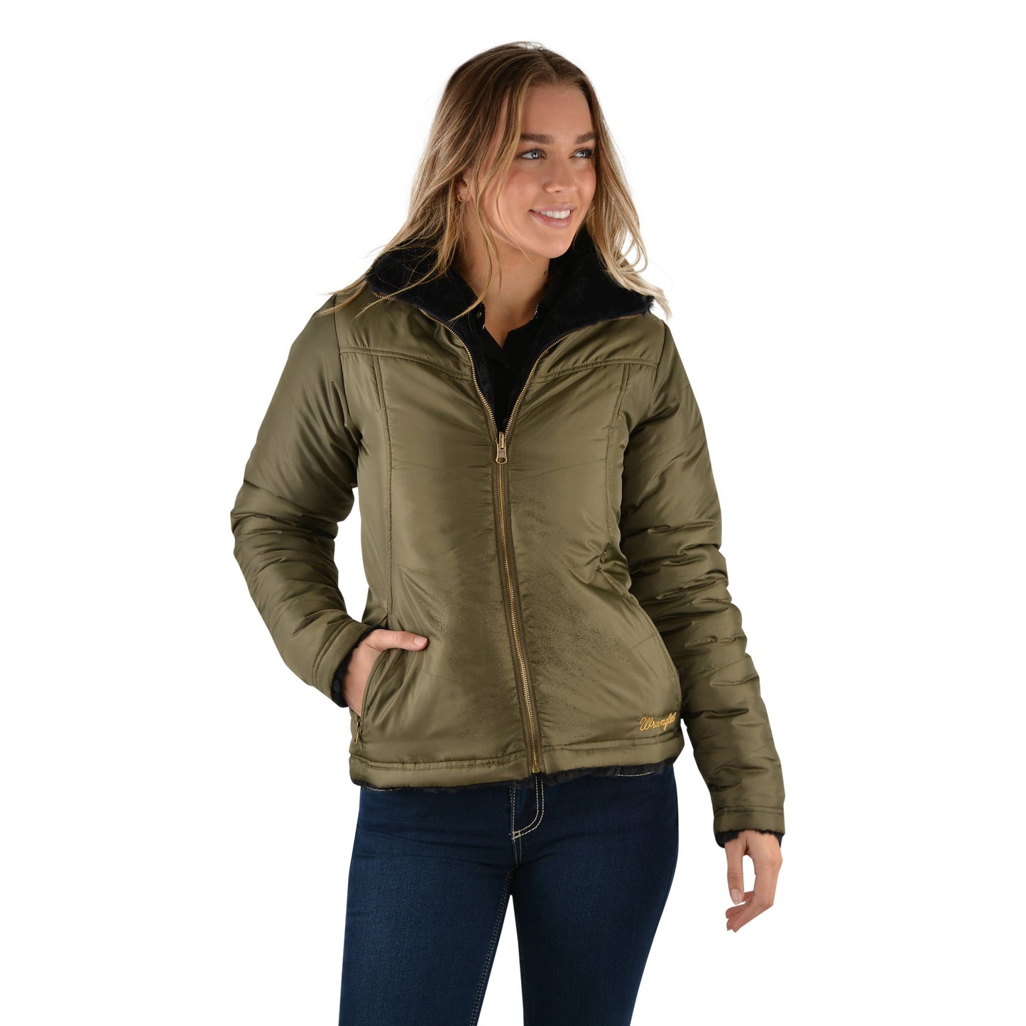 WRANGLER WOMENS CARRIE REVERSIBLE JACKET