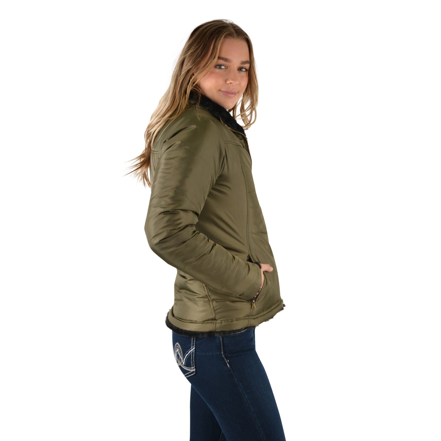 WRANGLER WOMENS CARRIE REVERSIBLE JACKET
