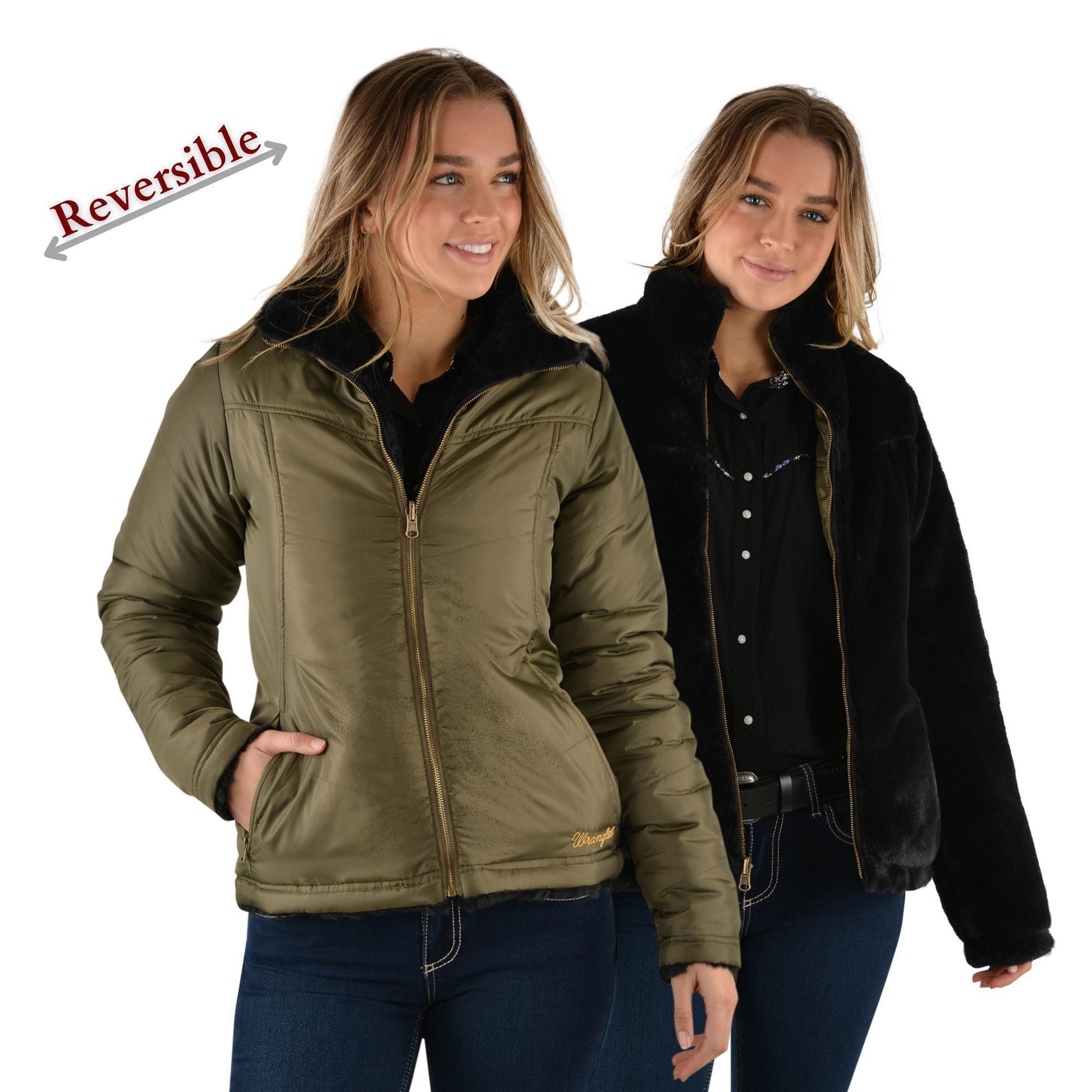WRANGLER WOMENS CARRIE REVERSIBLE JACKET-Ranges Country