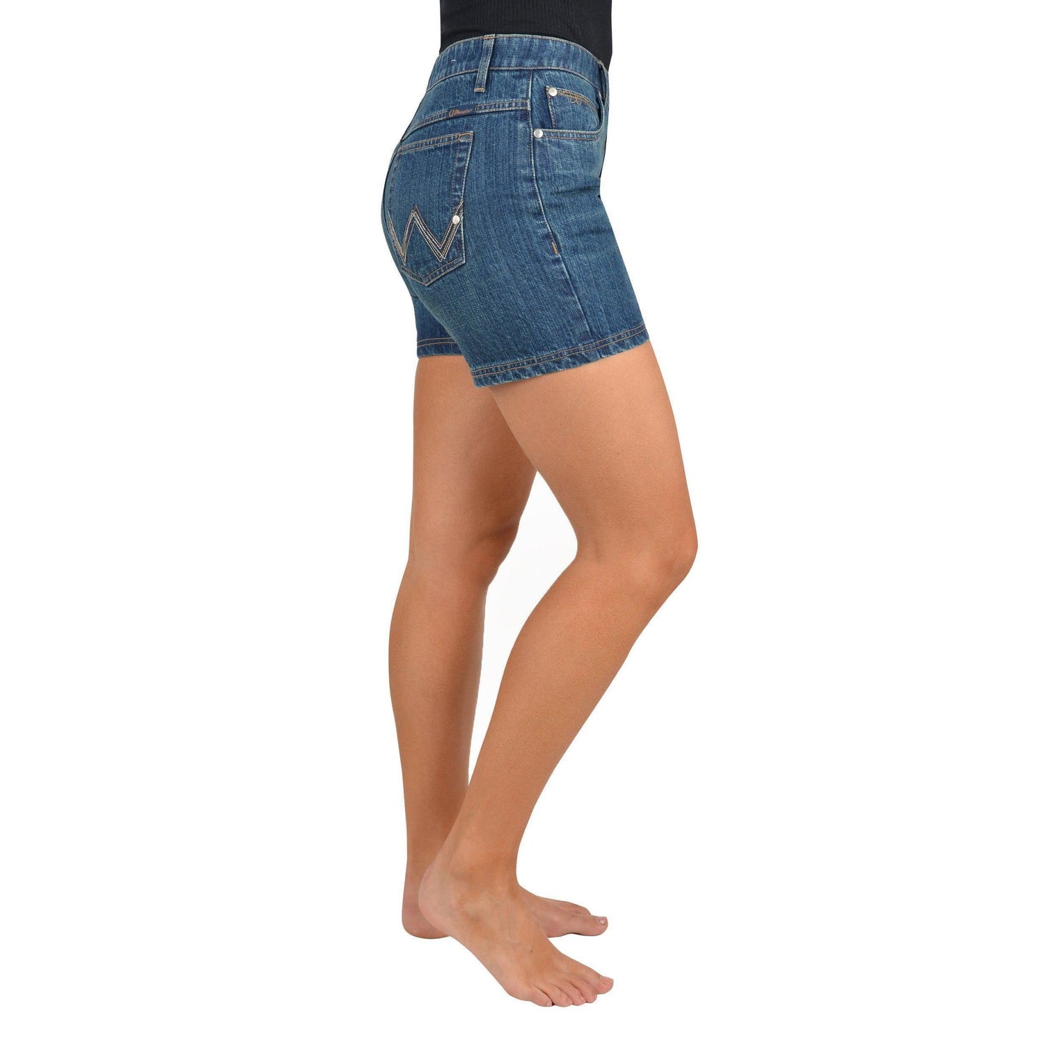 WRANGLER WOMENS Q-BABY BOOTY UP SHORTS-Ranges Country