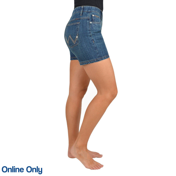 WRANGLER WOMENS Q-BABY BOOTY UP SHORTS-Ranges Country