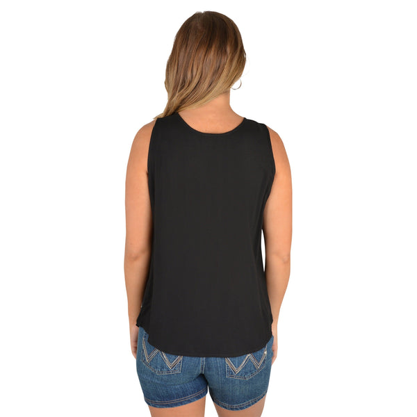 WRANGLER WOMENS ROSALIE WOVEN TANK